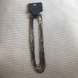 Express tri-colored strand necklace. NWT